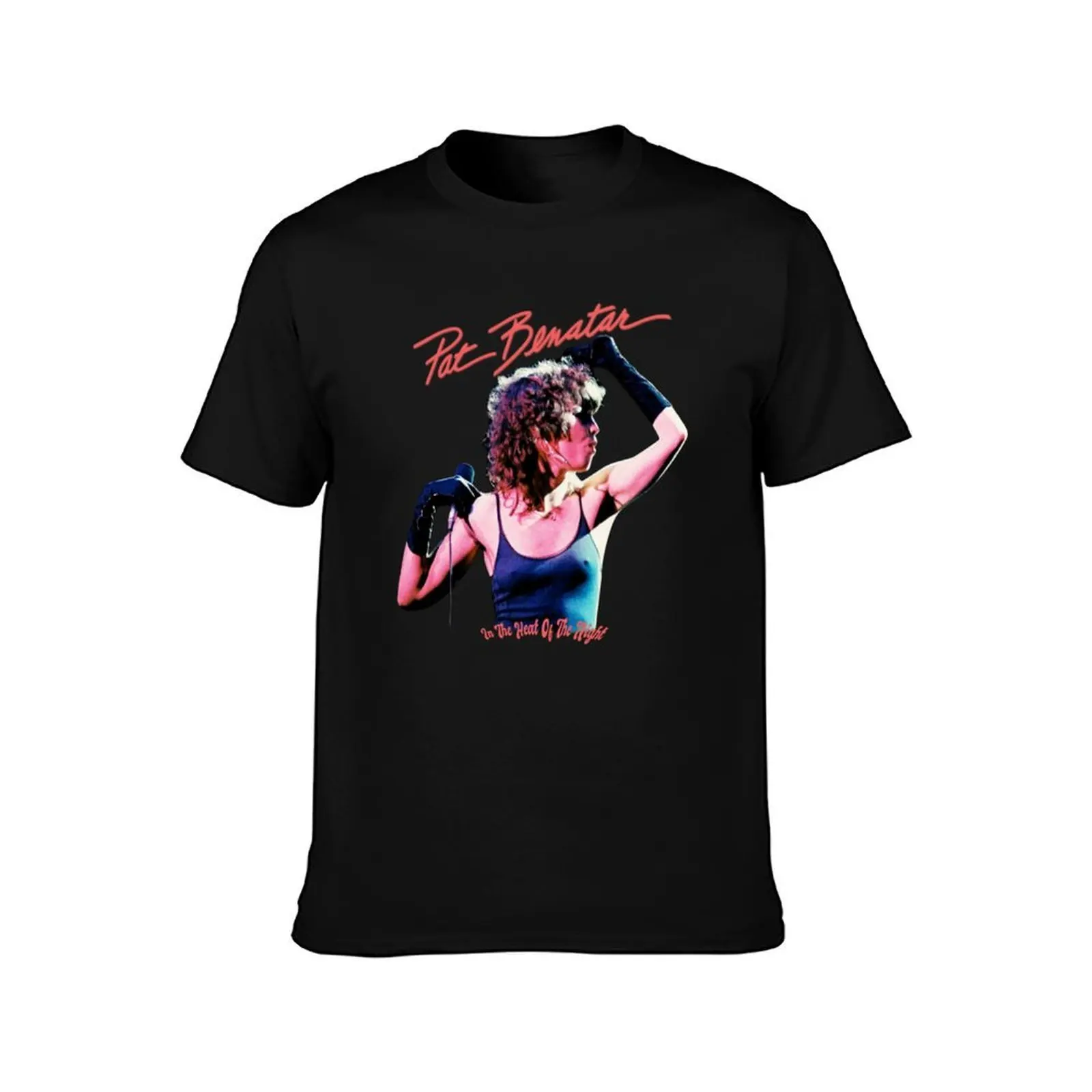 Pat Benatar - In the Heat of the Night T-Shirt, Summer Casual Cotton Tee, Oversized Streetwear Tops, Vintage Graphic Print