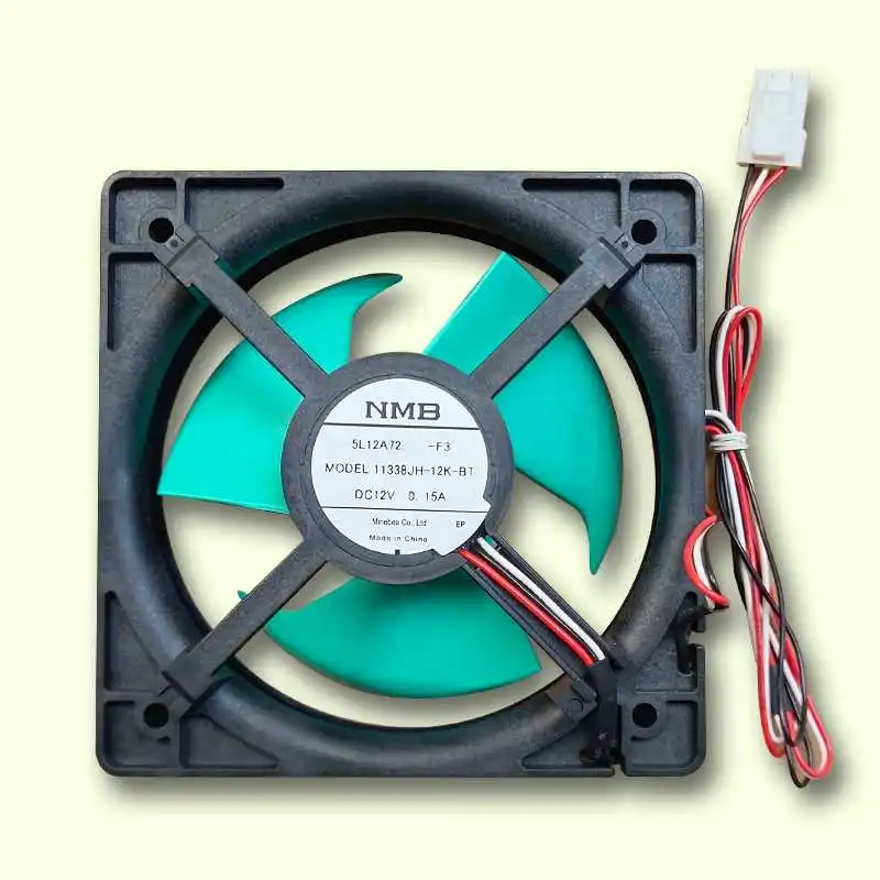 

Cooling fan for frost-free refrigerator-freezers for NMB 11338JH-12K-BT DC14V 0.15A Refrigerator waterproof static cooling fan