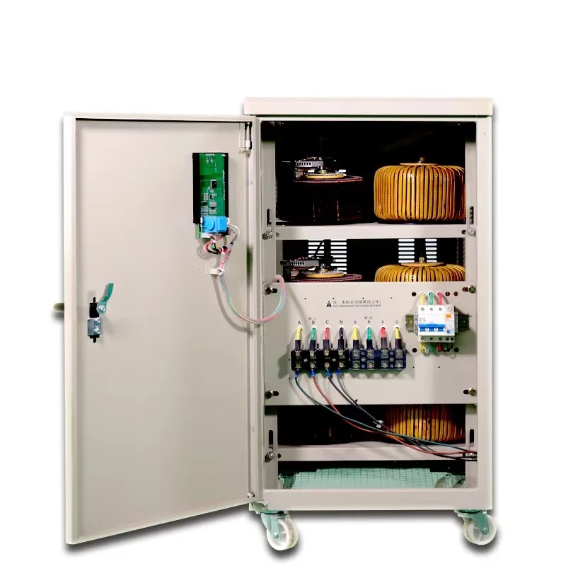 Single Phase Stabilizer 75w 5000w Voltage Regulator 380 240V 230v 220v AC Integrated Communication