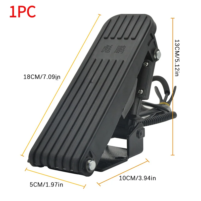 1PC Foot Pedal Electric Bike Scooter Throttle E-bike Electric Tricycle Accelerator Pedal Speed Control Motorcycle Throttle.