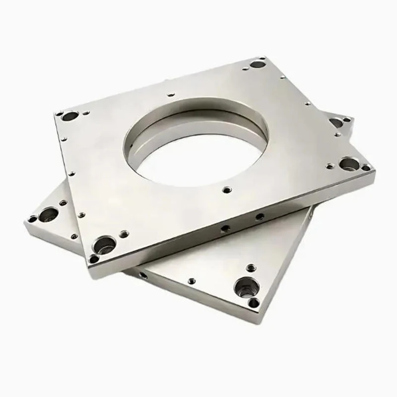 CNC Milled 6061 Aluminum Curved Hollow Bracket Anodized Silver Custom Machining Furniture Support Frame Parts