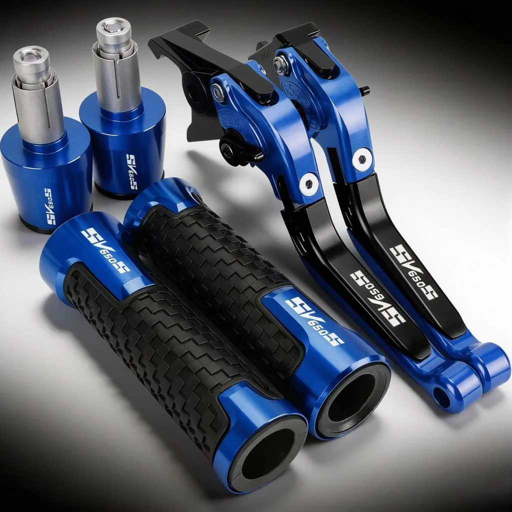 

SV650S Motorcycle Clutch Lever Brake Levers Moto Handlebar Handle Hand Grips Ends Cap For Suzuki SV650 SV 650 S 1999-2012