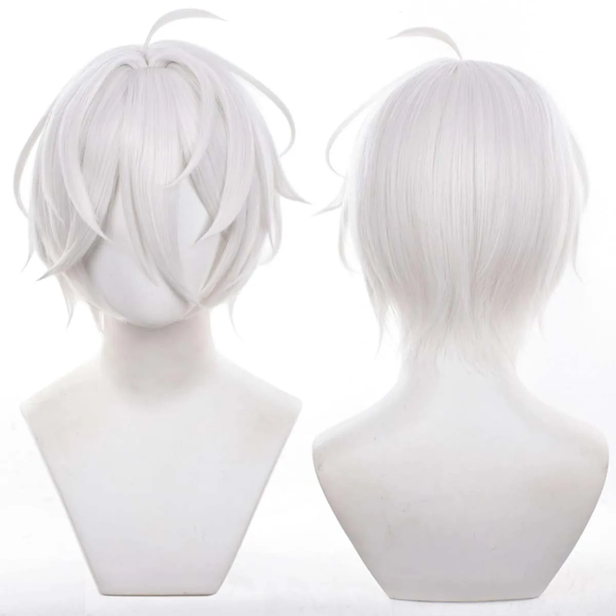 Anime Characters Play Ensemble Stars Cosplay Kanna Natsu Cosplay White Short Wig