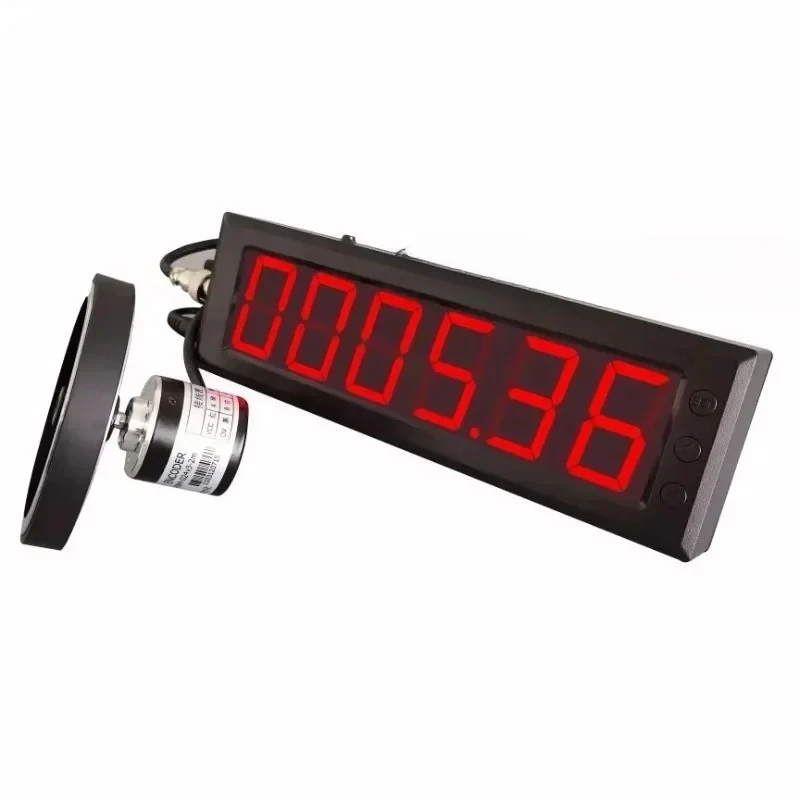 

Meter roller type high-precision large screen electronic digital display, rolling and edge banding machine, meter encoder