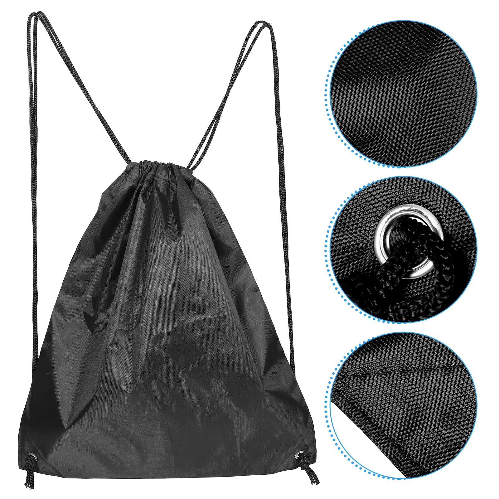 

Cycling Large Capacity Lightweight Black Pouch Drawstring Motorcycle Sports Training Bag Safety Training