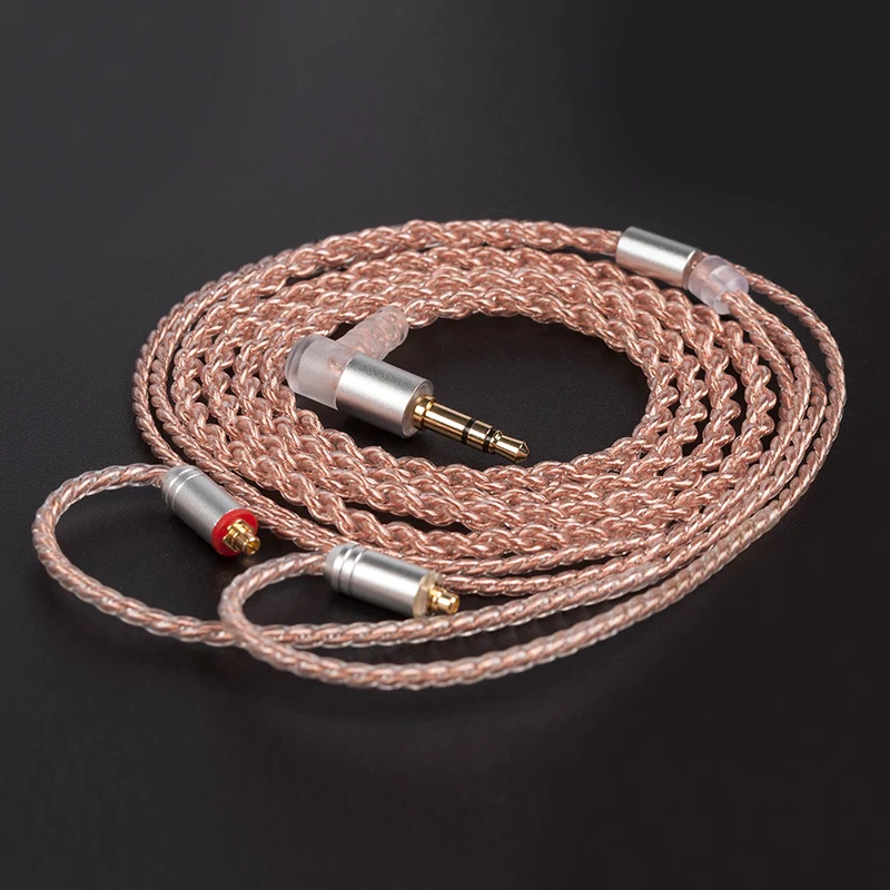KBEAR 4-adriges Kupfer-Upgrade-Kopfhörerkabel mit Kabel, 2 PIN/QDC/MMCX/TFZ, Ohrhörer-Anschluss für KBEAR KZ ZSN PRO Kopfhörer, HiFi-Headset – Detail 10