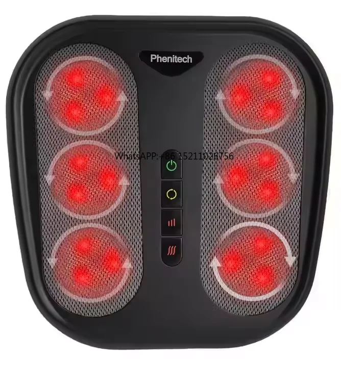Customized Logo Shiatsu Portable Leg Massager Deep Tissue Heat Massage Roller for Foot and Calf Pain Relief Machine