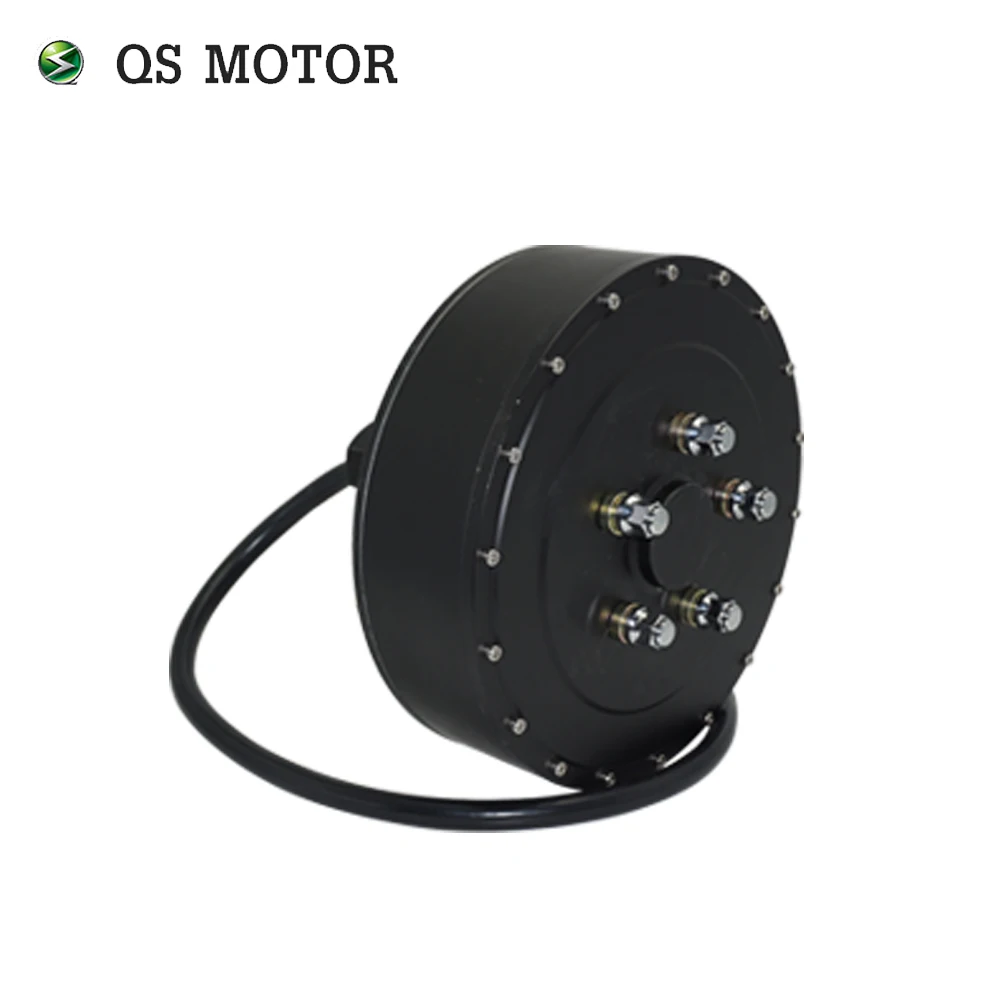 QS MOTOR High Power 12kw 24kw 70H V3 E Car Hub Motor For 100KPH Speed