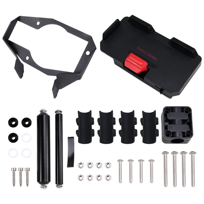 

A73X-Motorcycle Wireless Charger Holder With GPS Navigation Bracket Mount 12MM For 1090 ADV 1190 ADV Accessories