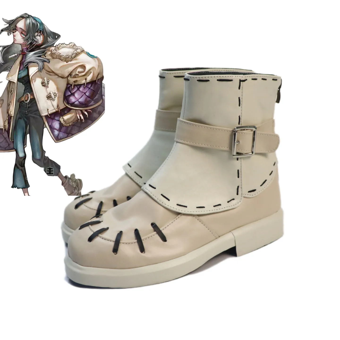 chaussures-et-bottes-de-cosplay-sur-mesure-anime-gachiakut-kei-urana-pour-fete-d'halloween