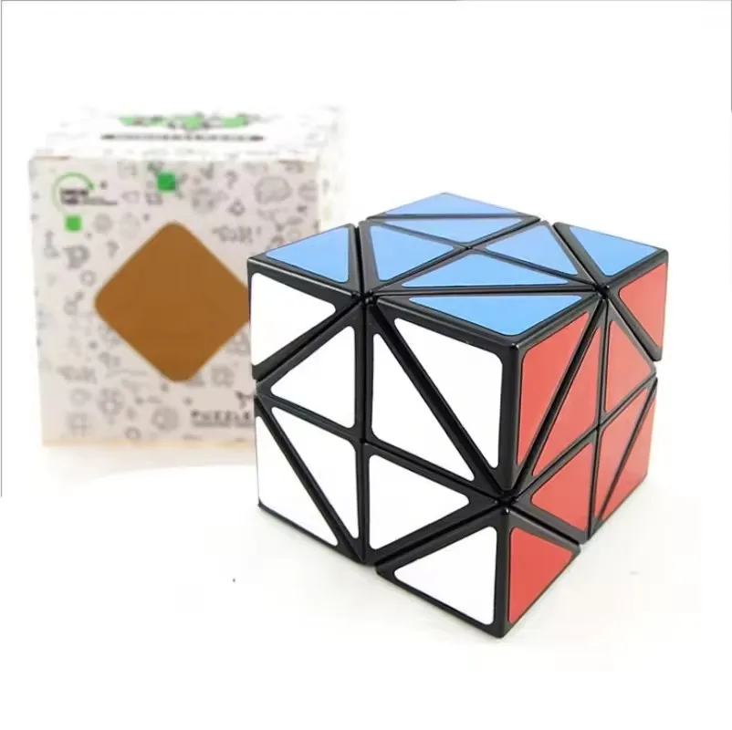 Lanlan ヘリコプターマジックキューブエイリアン Cubo Magico LanLan スピードキューブステッカーおもちゃ Cubo Magico 子供のギフト知育玩具
