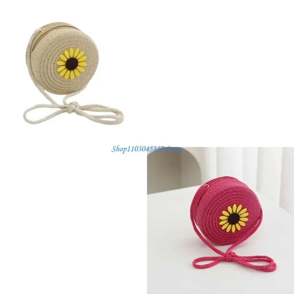 

Дышащая тканая сумка через плечо для детей, ежедневные необходимые сумки через плечо с держателем