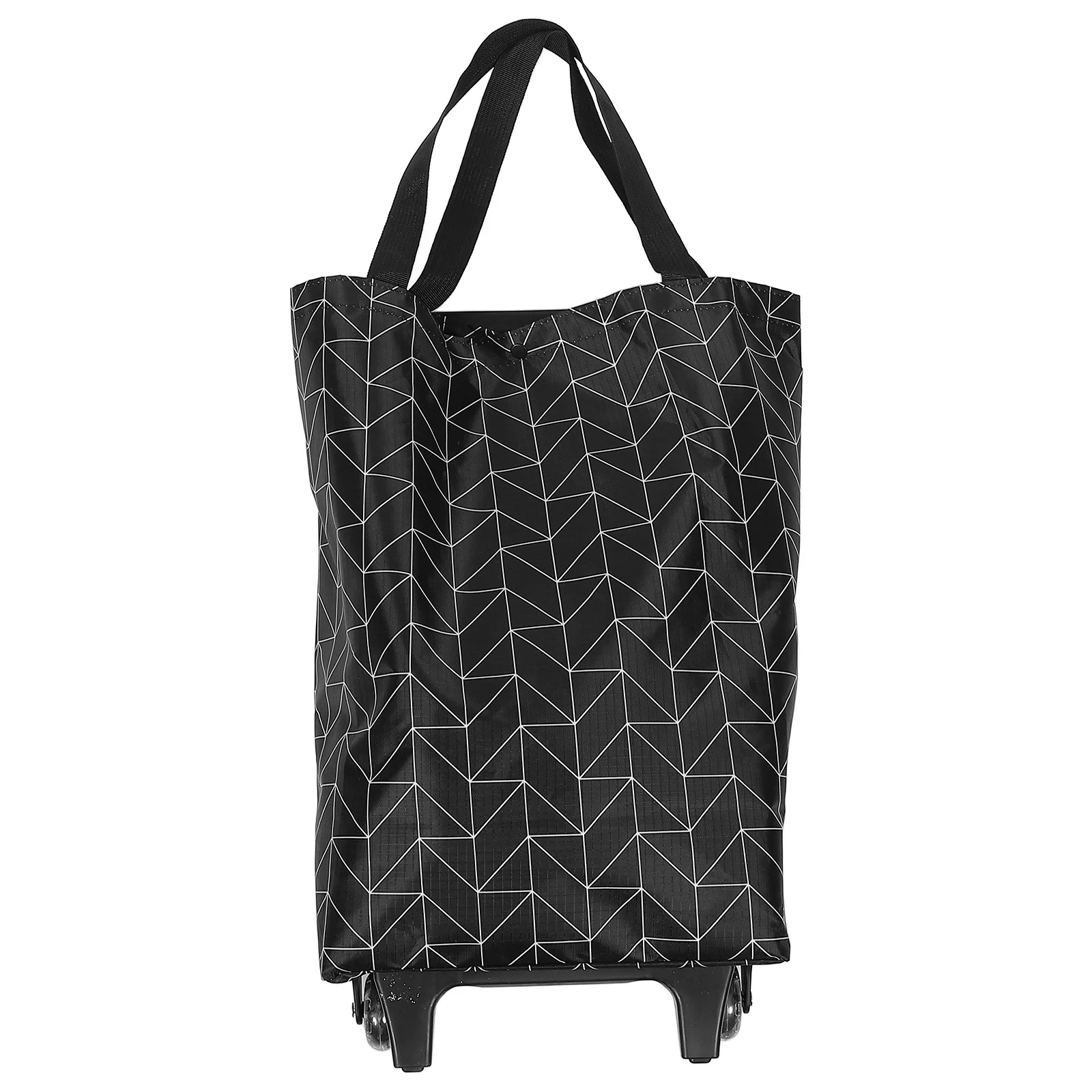 حقيبة عربة البقالة عربة تسوق خفيفة الوزن قابلة للطي لأداة غسيل البقالة عربة المرافق مع عجلات #5