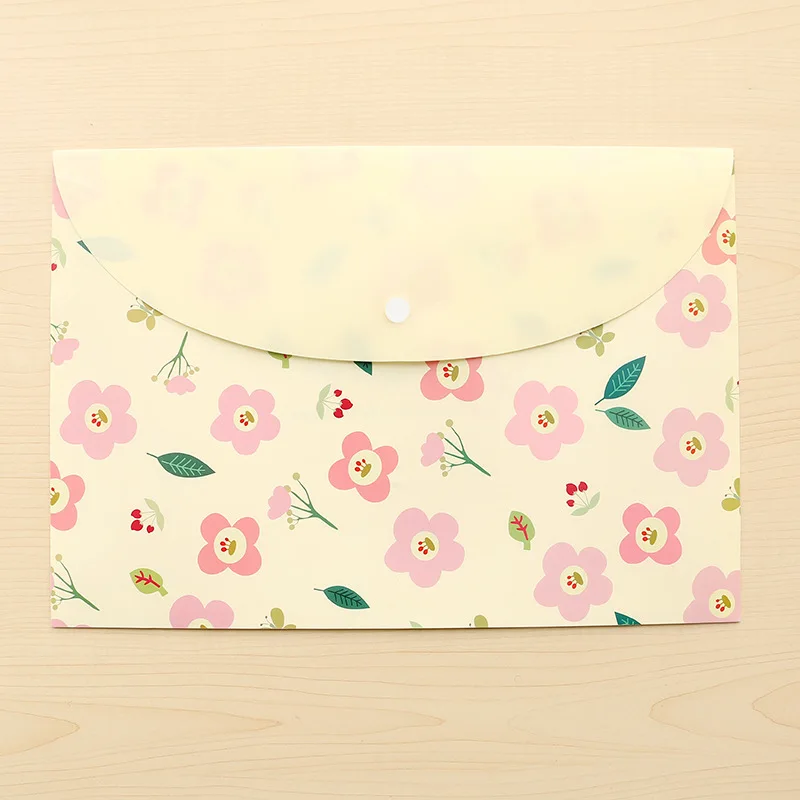 ซองพลาสติก ซองโพลี ขนาด A4 ลายการ์ตูนน่ารัก พร้อมตัวล็อค ซองใส่เอกสารสำหรับโรงเรียน/บ้าน/สำนักงาน