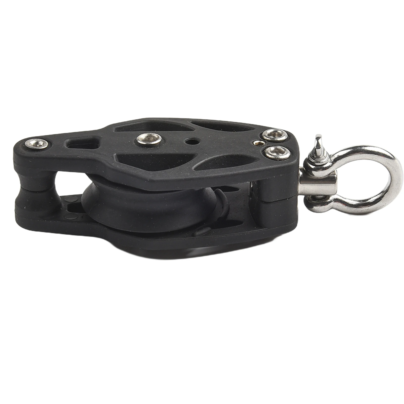 35mm Heavy Pulley Swivel Sailing Block With Becket Stainless Steel Sheave Block For Rigging Sailboat Marine Boat Accessories