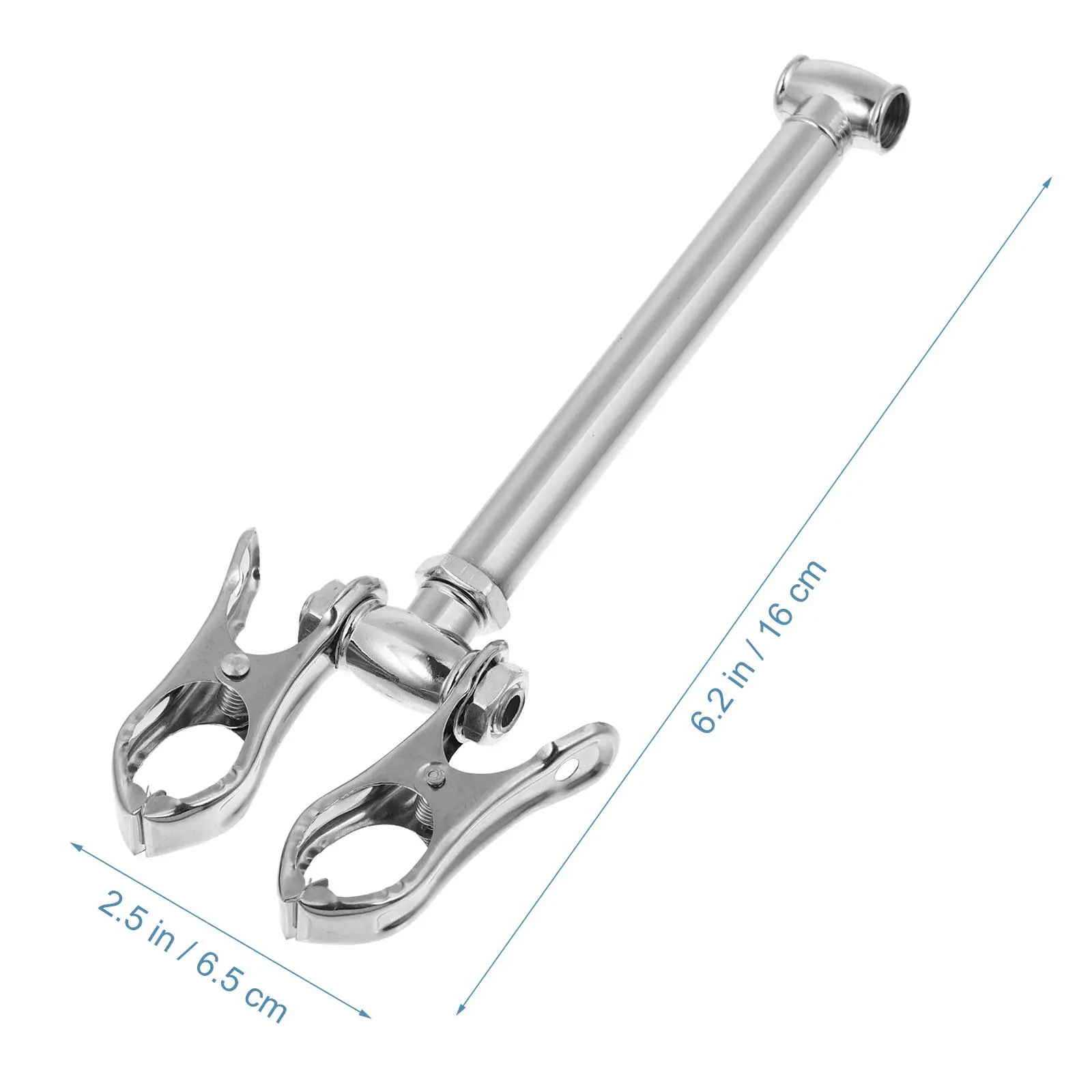 1Set Moxa Clip Holder Stainless Steel Double Moxa Roll Clamp Portable Suitable for Moxibustion Therapy Moxibustion Tool