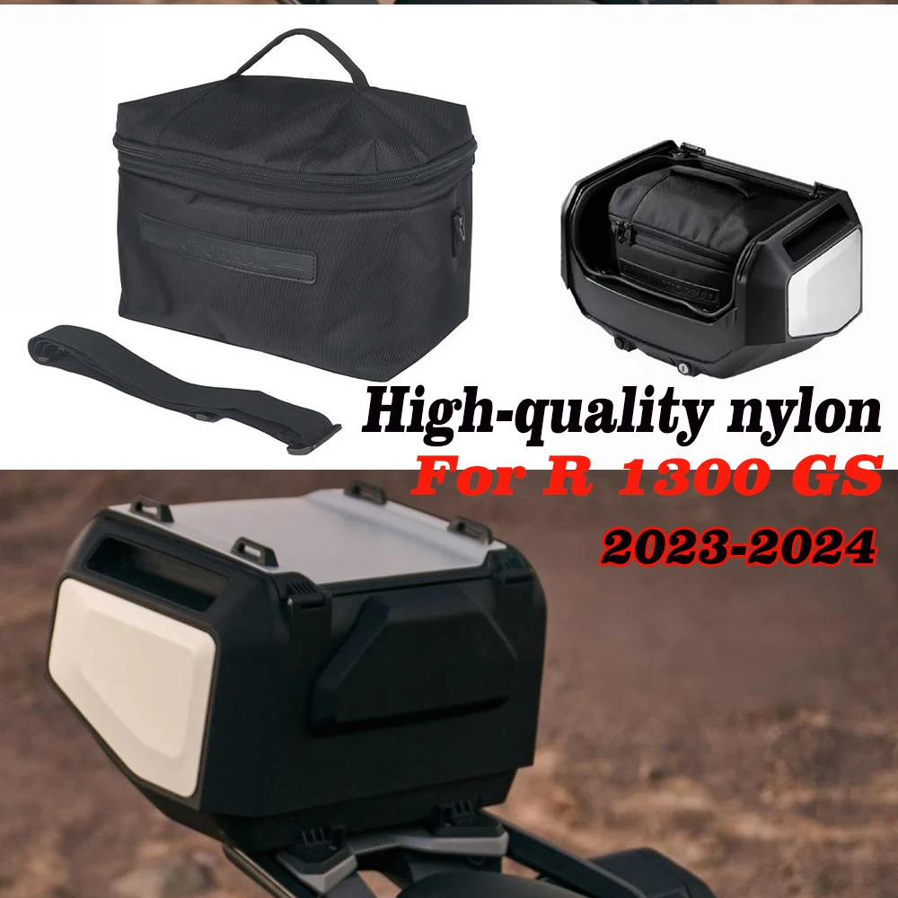 

Для BMW R1300 GS R1300 GS R 1300GS верхняя коробка для мотоцикла, внутренняя сумка для багажа, черная, подходит для R1300GS 2023 2024...