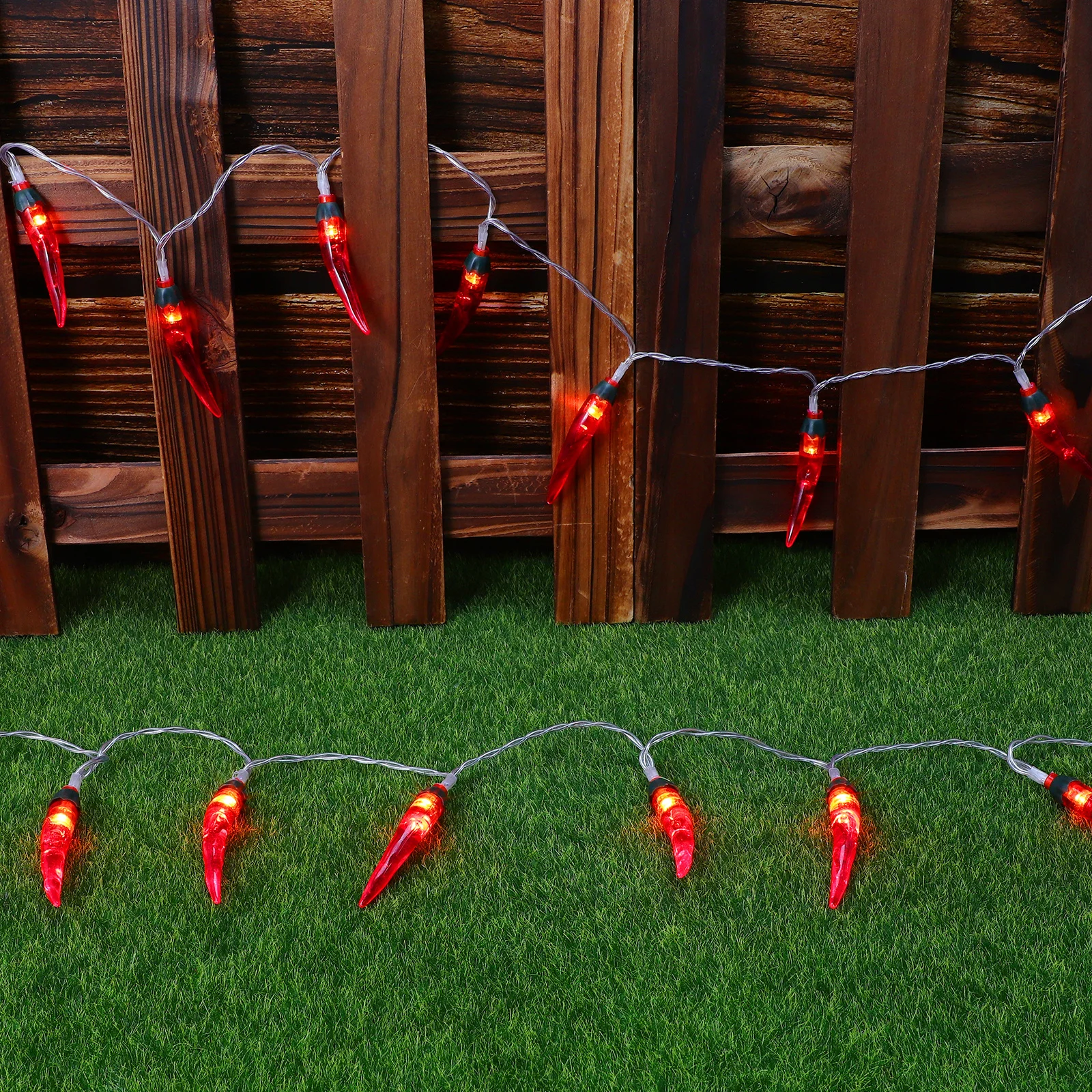 

5M Chili String Lights 50 Leds Powered Waterproof Pepper Lights for Wedding Party Balcony Camp Patio Decoration