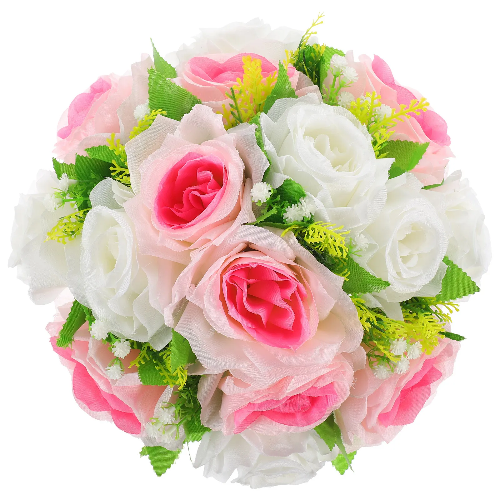 

Simulation Flower Ball Faux Rose Wedding Decoration Vivid Natural Style Dining Table Bedroom Living Room Photo Props Memorable