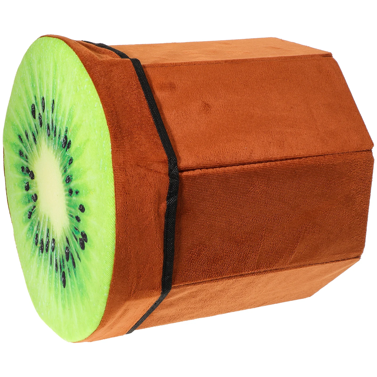 

Folding Fruit Stool Velvet Box Storage Footstool High Quality Material Kids Room Bedroom Decor Small Size Orange