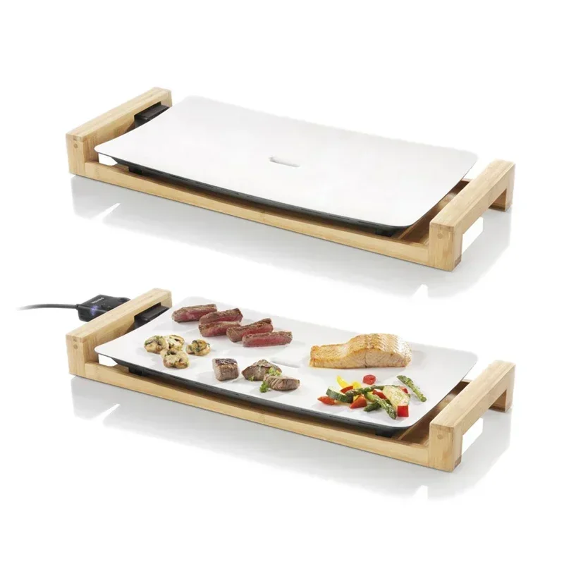 

220v Upgrade 2100W Baking Plate Barbecue Plate Electric Grill Ceramic Electric Oven Household Barbecue Pot