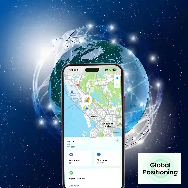 2026 New Bluetooth Tracker Smart Finder Compatible with Find My Network Card Wallet Tracker Keys Finder