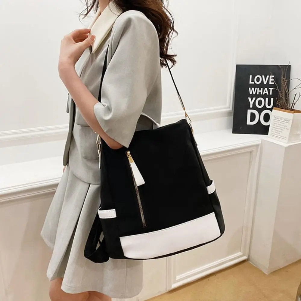

Portable Fashion Women Backpack Elegant Anti Theft Casual Shoulder Bag Waterproof Nylon Fabric Female Daypack Outdoor Sport