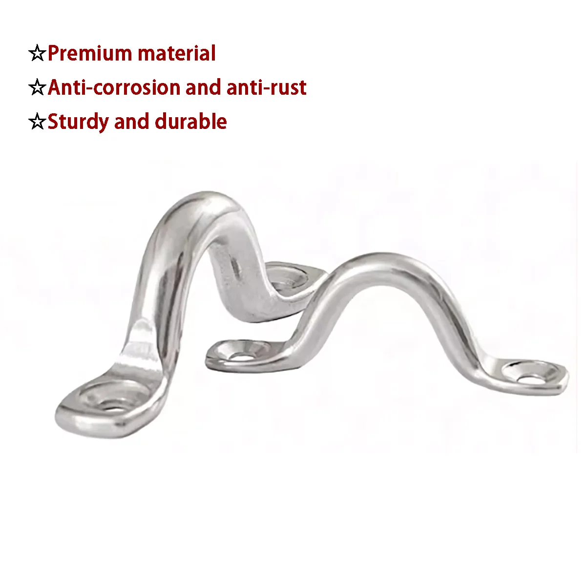 304/316 Stainless Steel Humpback Mini Pull Handles - Bow-Shaped Yacht Handles, Fixed Door Knobs & Latches