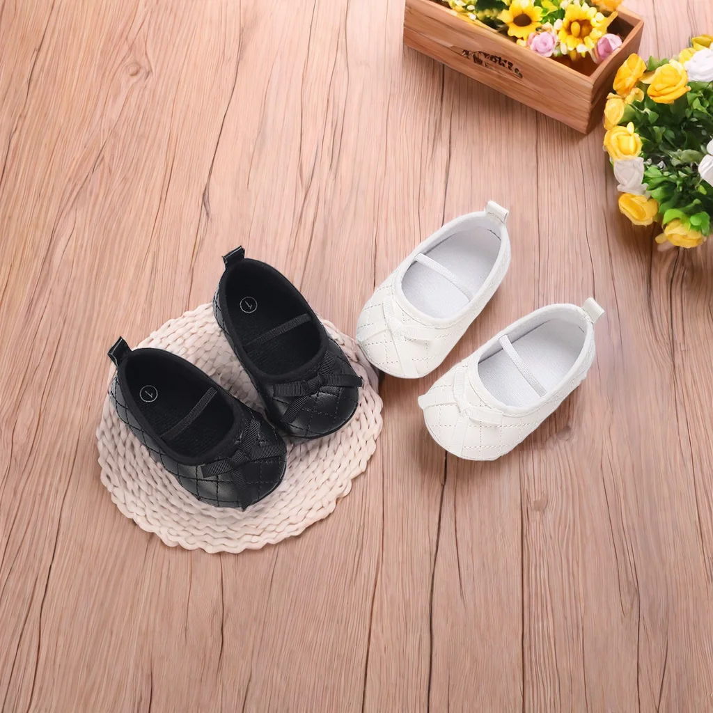 Retro Baby Leather Shoes Non Slip And Breathable Soft Soles Baby Walking Shoes Small Fragrant Princess Shoes