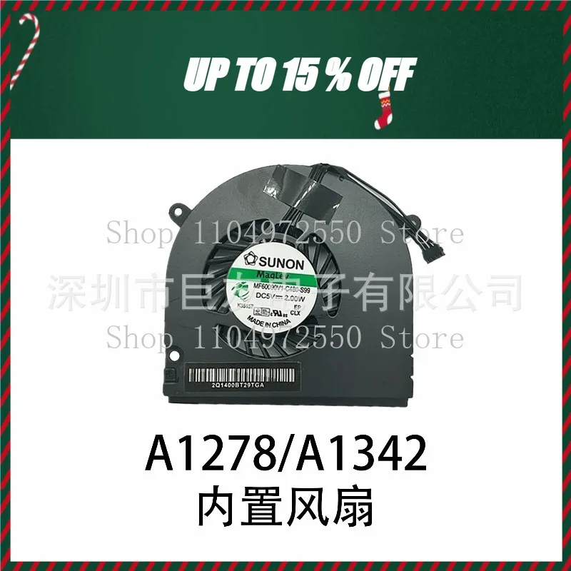 Ventilador de resfriamento de CPU para Apple MacBook A1278 A1342, ventilador de resfriamento para laptop