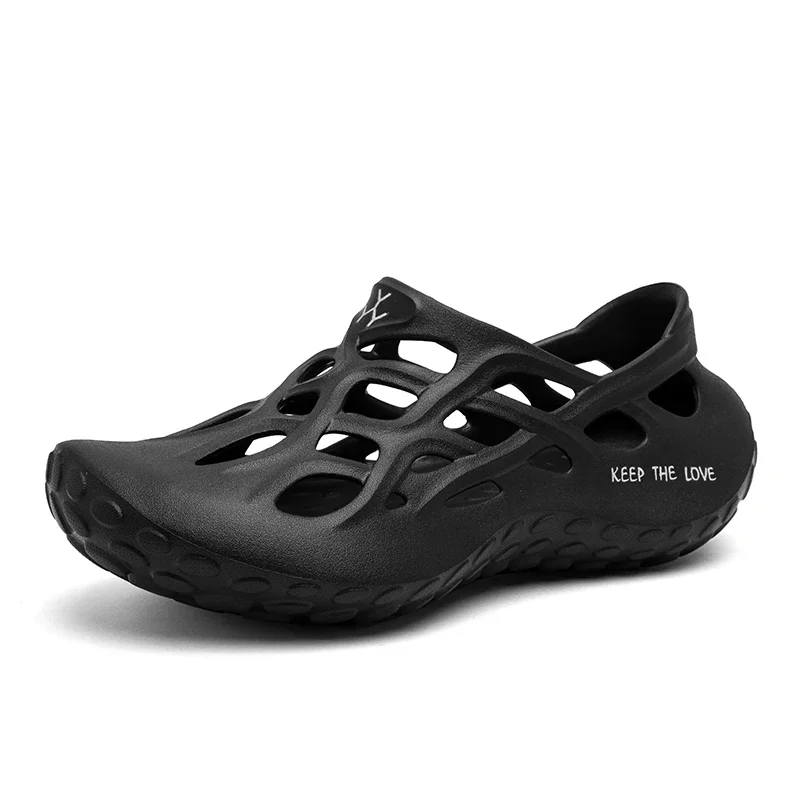 

Summer Men Sandals Light EVA Men's Casual Shoes Hole Shoes Clogs Lovers Home Garden Outdoor Male Beach Flat Slippers Big Size