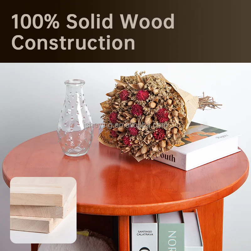 Popular Multi-layer Rotating Children's Bookshelf Bookcase Wooden 360 Degree Rotating Bookshelf Children Storage Bookshelf