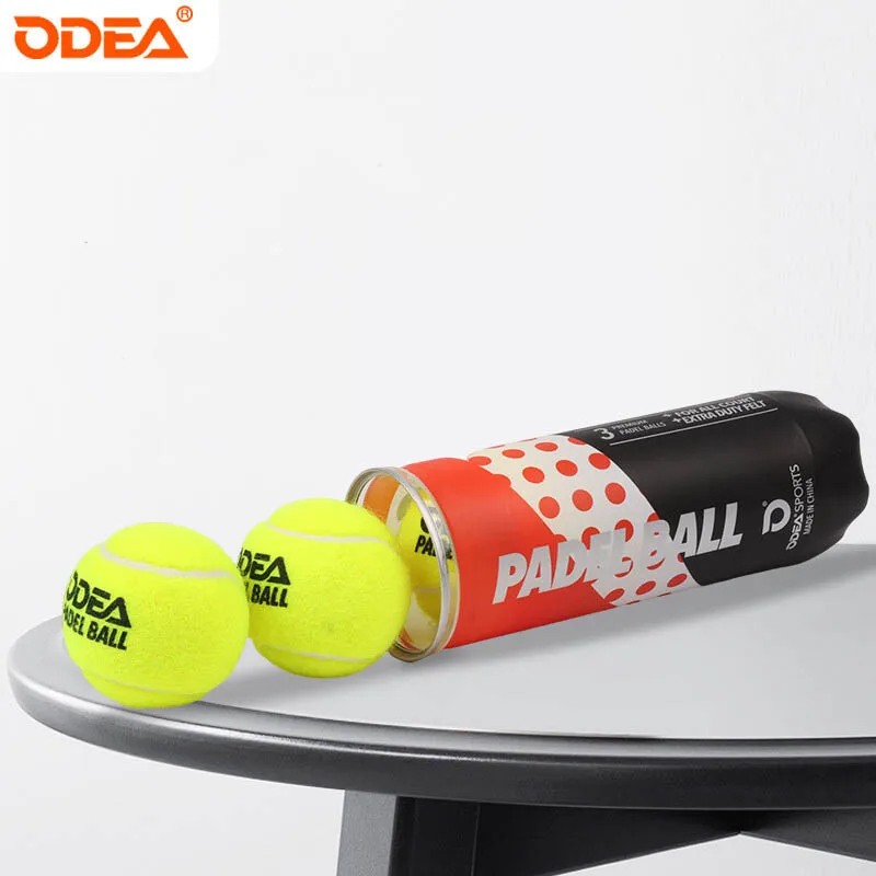 ODEA Cage Plate Vacuum 3pcs Tennis PADEL BALL Thick Inner Tank High Elasticity and Durable Training Ball