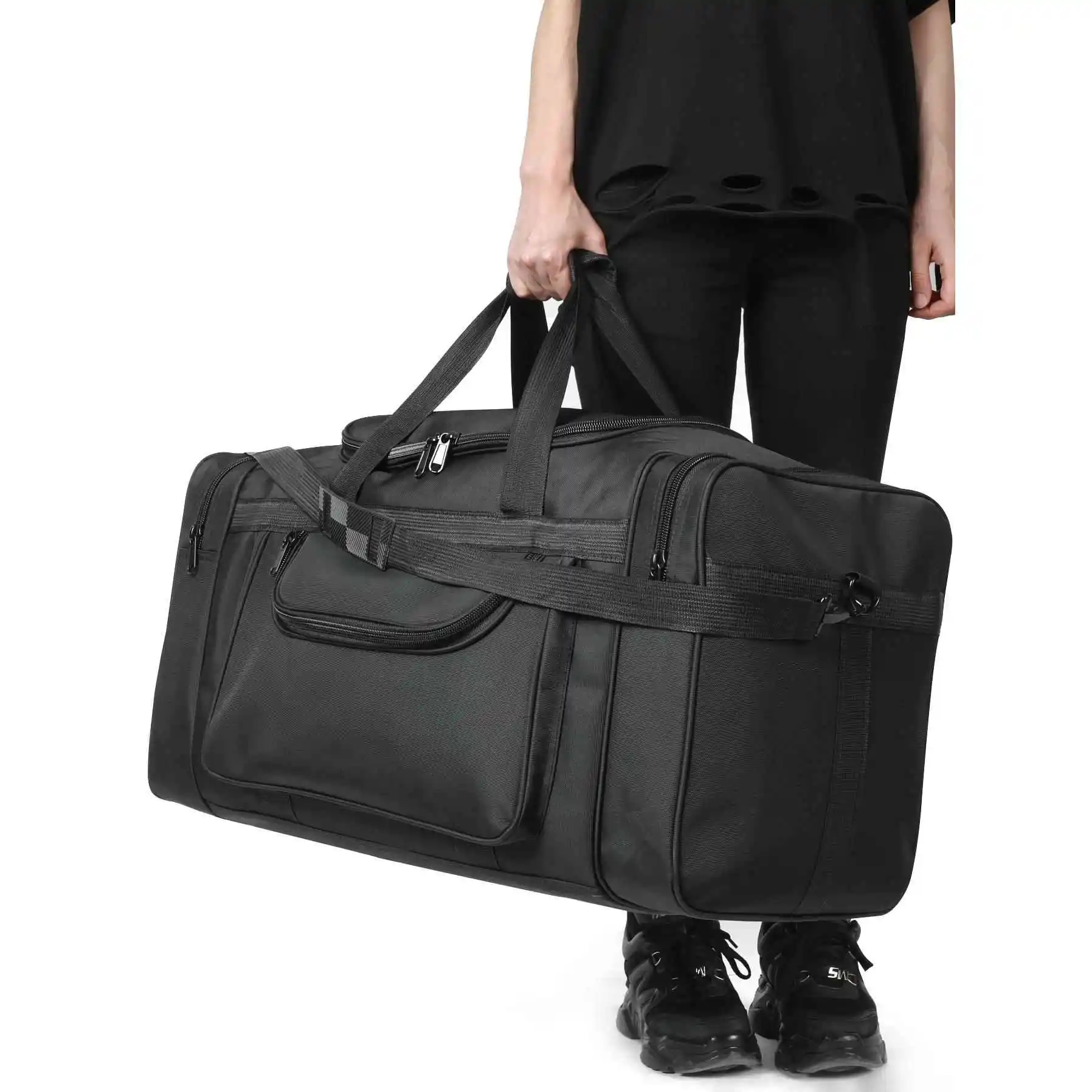 

Durable Ox Cloth Travel Bag ex Lightweight Waterproof Large Capaci oulder Bag Crossbody Bag for Easy Paing