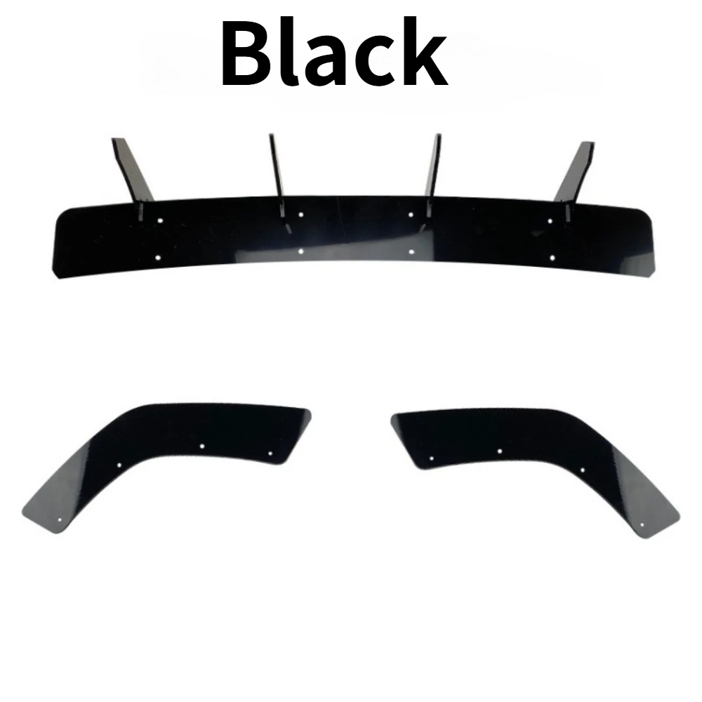 

For Hyundai I30N Mk3 Hatchback 2017-2019 Rear Bumper Lip Spoiler Diffuser Fin Trim Kit Splitter Winglet Styling