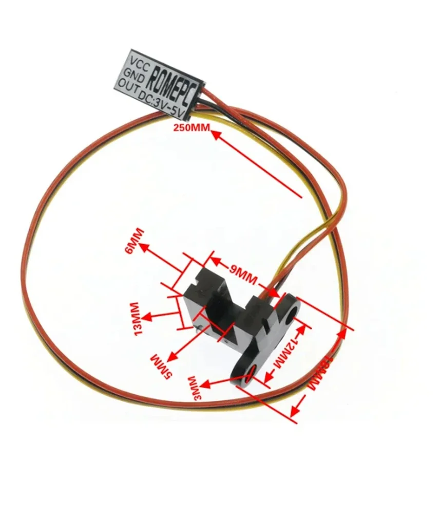 U-type photoelectric switch, gate slot, optical coupler, infrared photoelectric speed measurement encoder sensor GK807 TP807