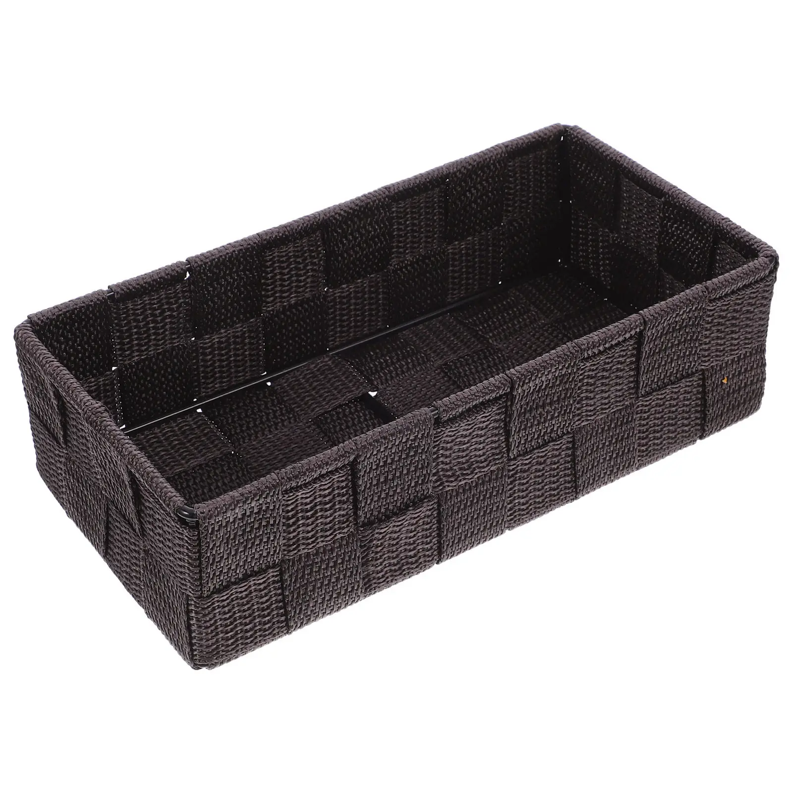 Multifunctional Nylon Fabric Basket Storage Box for Desk Vanity Shelf Cosmetics Stationery Small Items Stylish Space Saving