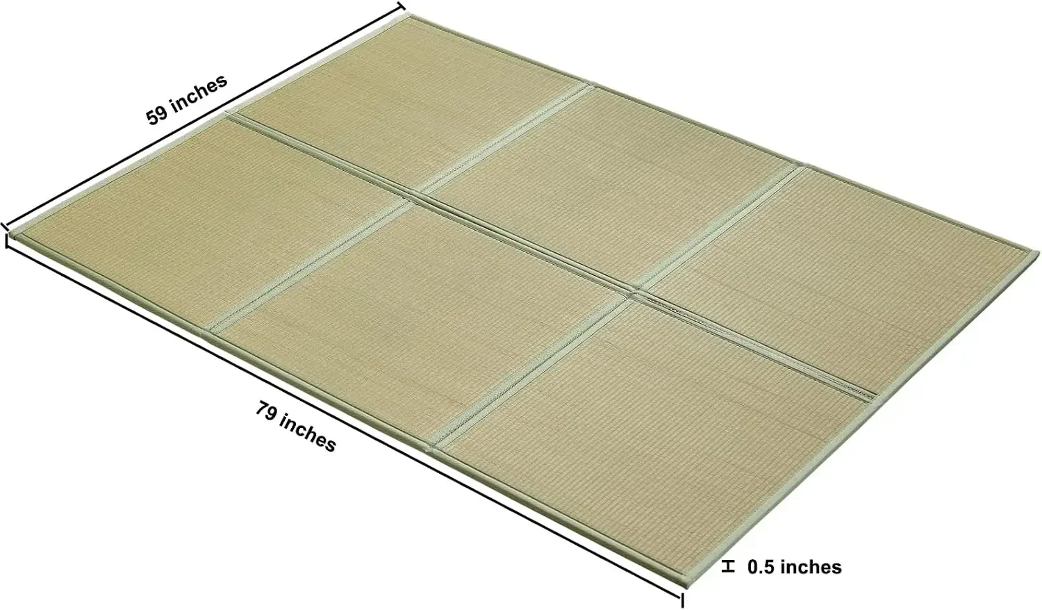 Brand new fast shippingBestsellerNatural Rush Grass Floor Tatami Mat,Queen, 79