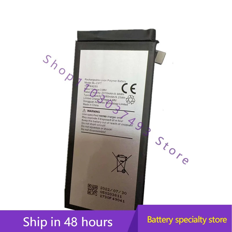 TECNO BL-23FT 휴대폰 배터리용 새 고품질 배터리