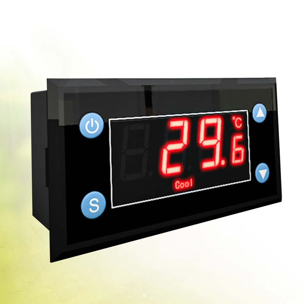 

Digital Thermostat Controller Fish Tank Aquarium Temperature Control -40℃ To 120℃ Flame Resistant Black Water Tank Equipment
