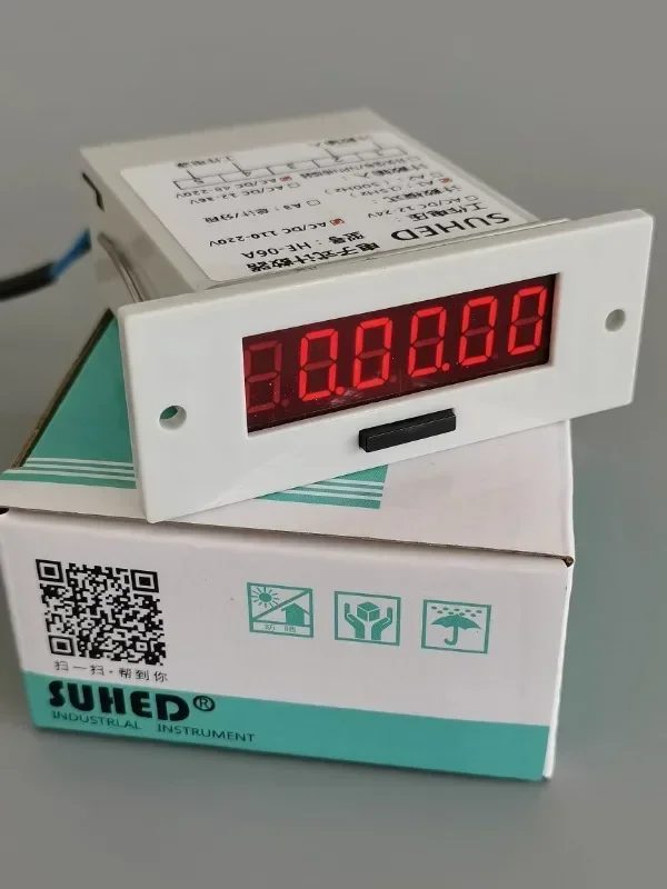 Machine equipment working timer running time recorder electronic digital display industrial automatic accumulation