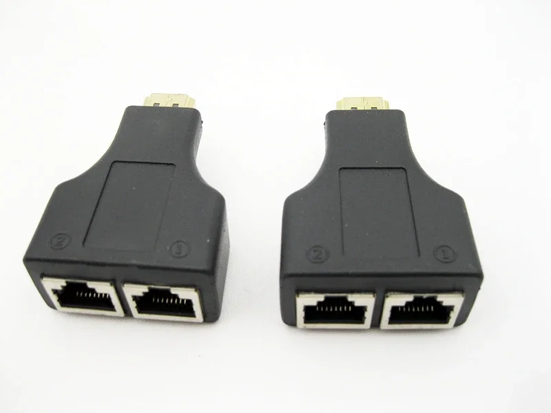 REDAMIGO 30 м HDMI-совместимый двойной RJ45 CAT5E CAT6 UTP LAN Ethernet-удлинитель Ретранслятор 1080P для HDTV HDPC PS3 STB