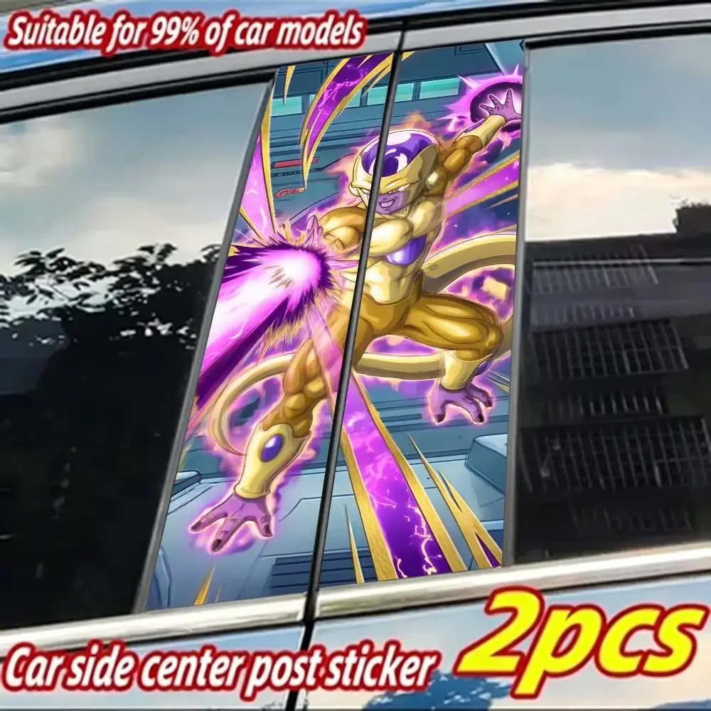 DRAGON BALL GOKU Car Sticker Auto B-pillar Car Center Column Decor Cover Scratches Waterproof Sunscreen Vinyl Decals Accessories