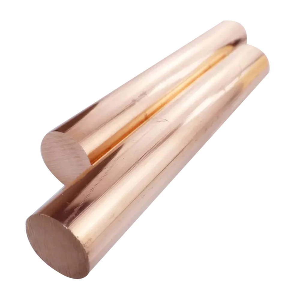 30mmx300mm T2 Copper Rod Solid Round Pure Copper Rod Anode Electrode Cu Bar Cylinder Stick for Copper Plating Solution