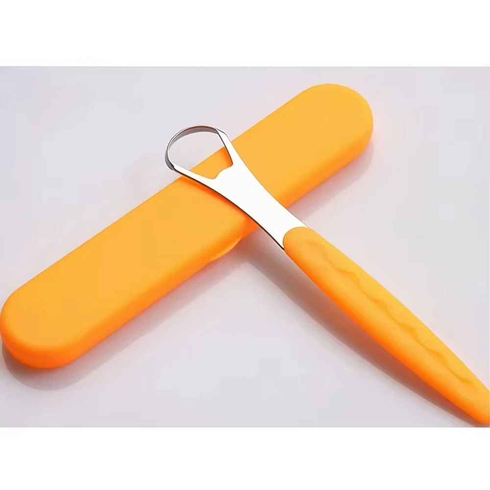4pcs Environmentally Friendly Stainless Steel Double-sided Spoon Shaped Reusable Anti Slip Cleaner, Effective Care Best Toolss