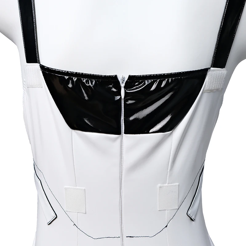 Rolecos Eva Ayanami Rei Cosplay Kostüm mit Socken Ayanami Rei sexy Hase Overall Leder Halloween Outfits Frauen Party Anzug