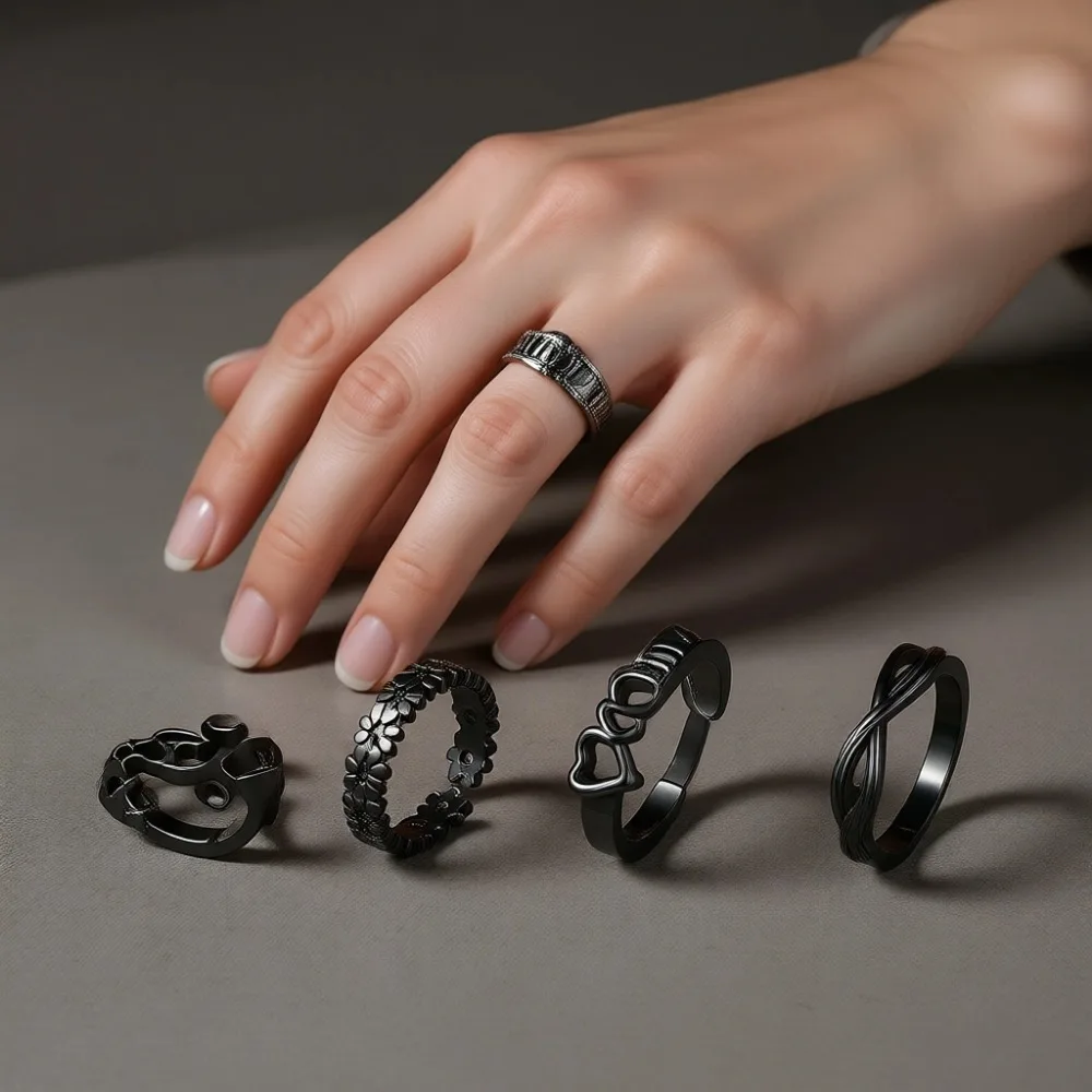 

Набор из 12 регулируемых позолоченных колец для пальцев ног для женщин: минималистичные пляжные украшения для ног с цветочным узором и стрелкой