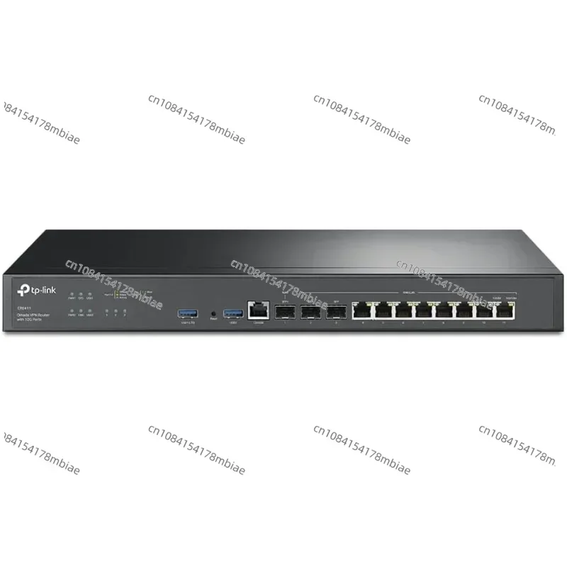 راوتر TP-Link ER8411 Enterprise سلكي 10G VPN يصل إلى 10 منافذ WAN سعة شبكة عالية SPI جدار الحماية يدعم Omada SDN