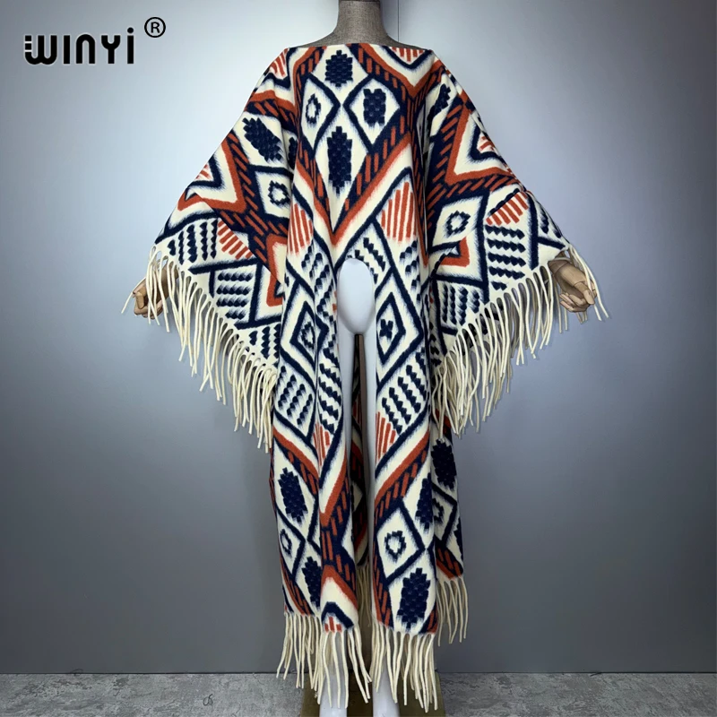 WINYI Women's Winter Knitted Elastic Maxi Long Dress Warm Comfort Fashion Caftan Elegant Party Dress for Women