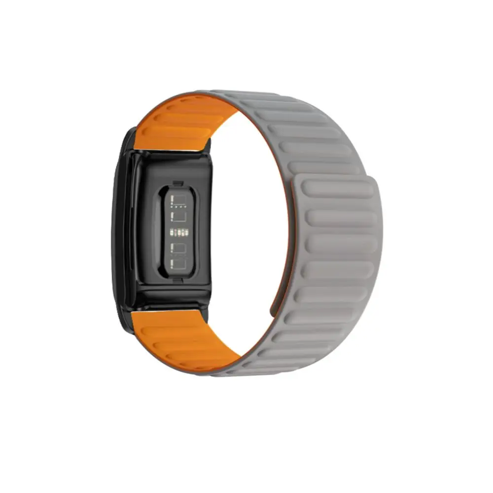 Nova banda de fitness magnética ajustável silicone esportes pulseira com caso relógio protetor rastreador cinta para whoop 4.0 das mulheres dos homens